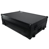 ProX XS-PRIME4WLTBL ATA Flight Case For Denon PRIME 4 G2/PRIME 4 MK2 DJ Controller with Laptop Shelf 1U Rack Space and Wheels - Black