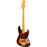 Fender American Professional Jazz Electric Bass Guitar, Maple Fingerboard - 3-Color Sunburst