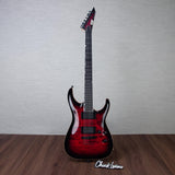 ESP USA Horizon-II QM Electric Guitar - Black Cherry Sunburst - #US25055