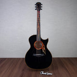 Taylor NAMM 2025 Custom #34 Hot Rod 3.0 C14ce Big Leaf Maple/Sitka Spruce Acoustic Electric Guitar - Black - #1202285098