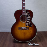 Gibson Limited Edition Custom Shop SJ-200 Anniversary Maple/Bearclaw Sitka Spruce Acoustic Electric Guitar - Cremona Burst - #22166019