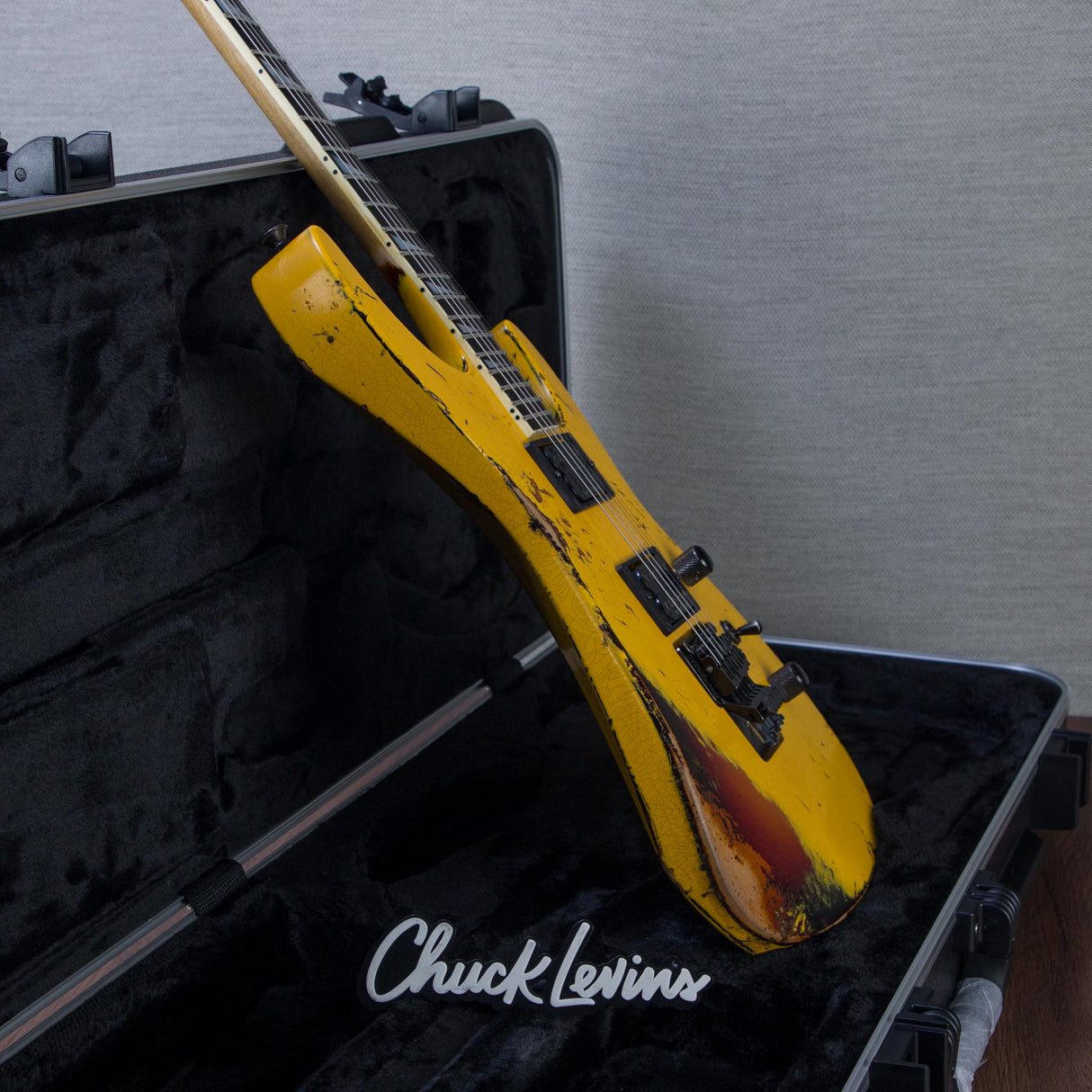 Jackson Custom Shop USA Special Edition Soloist Electric Guitar - Taxi Cab Yellow - #J11313