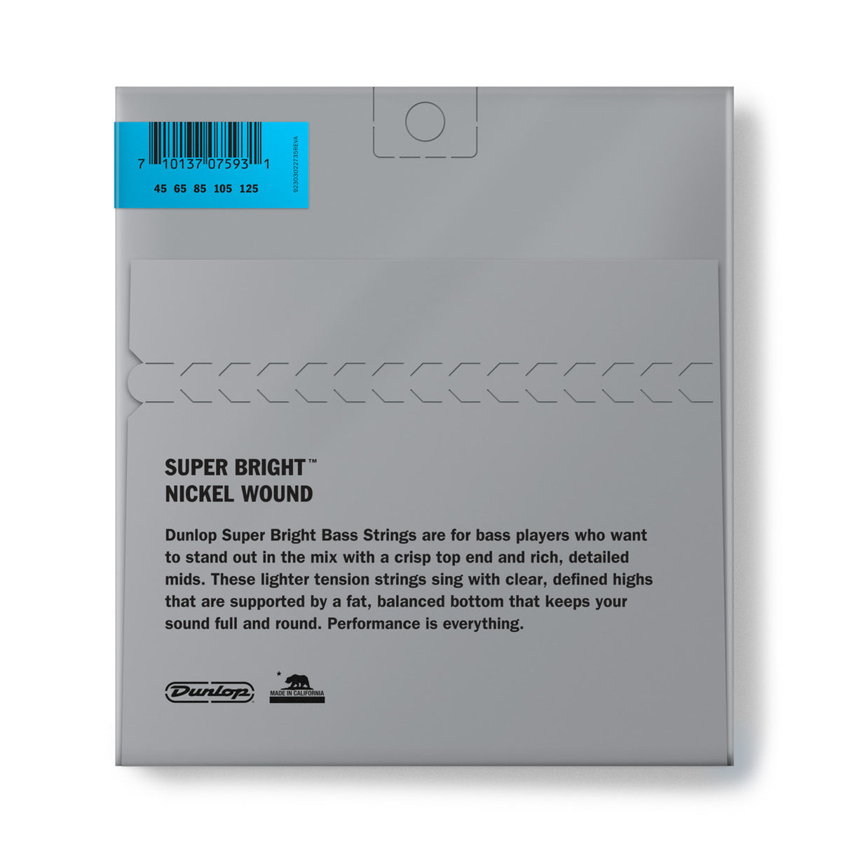 Dunlop DBSBN45125 Super Bright Medium Nickel Bass Strings - .45-.125