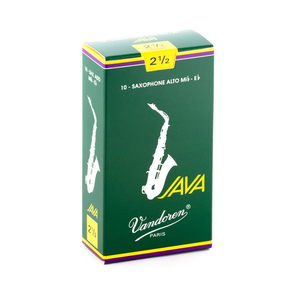 Vandoren Java 10-Pack Alto Saxophone Reeds - 2.5