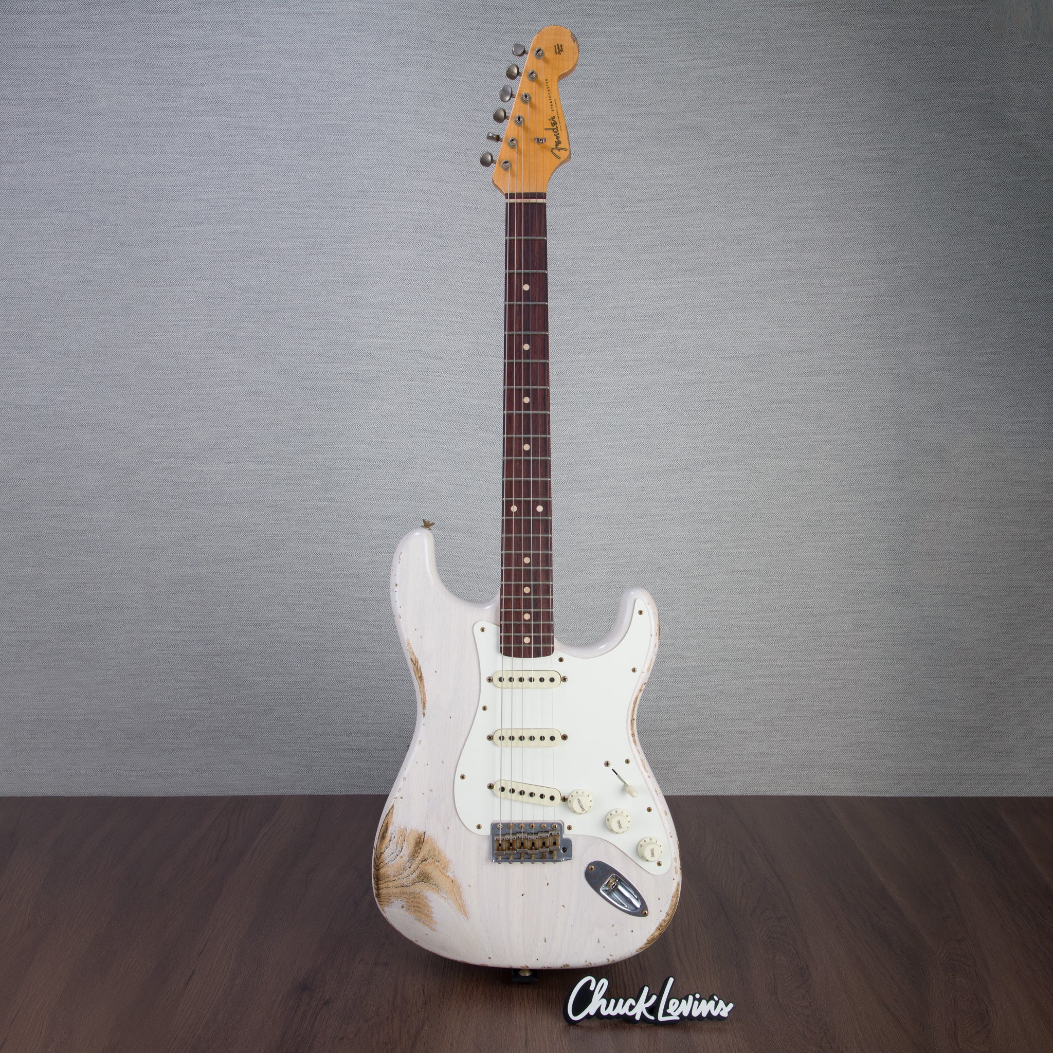Fender Custom Shop 1959 Stratocaster Heavy Relic – Aged White