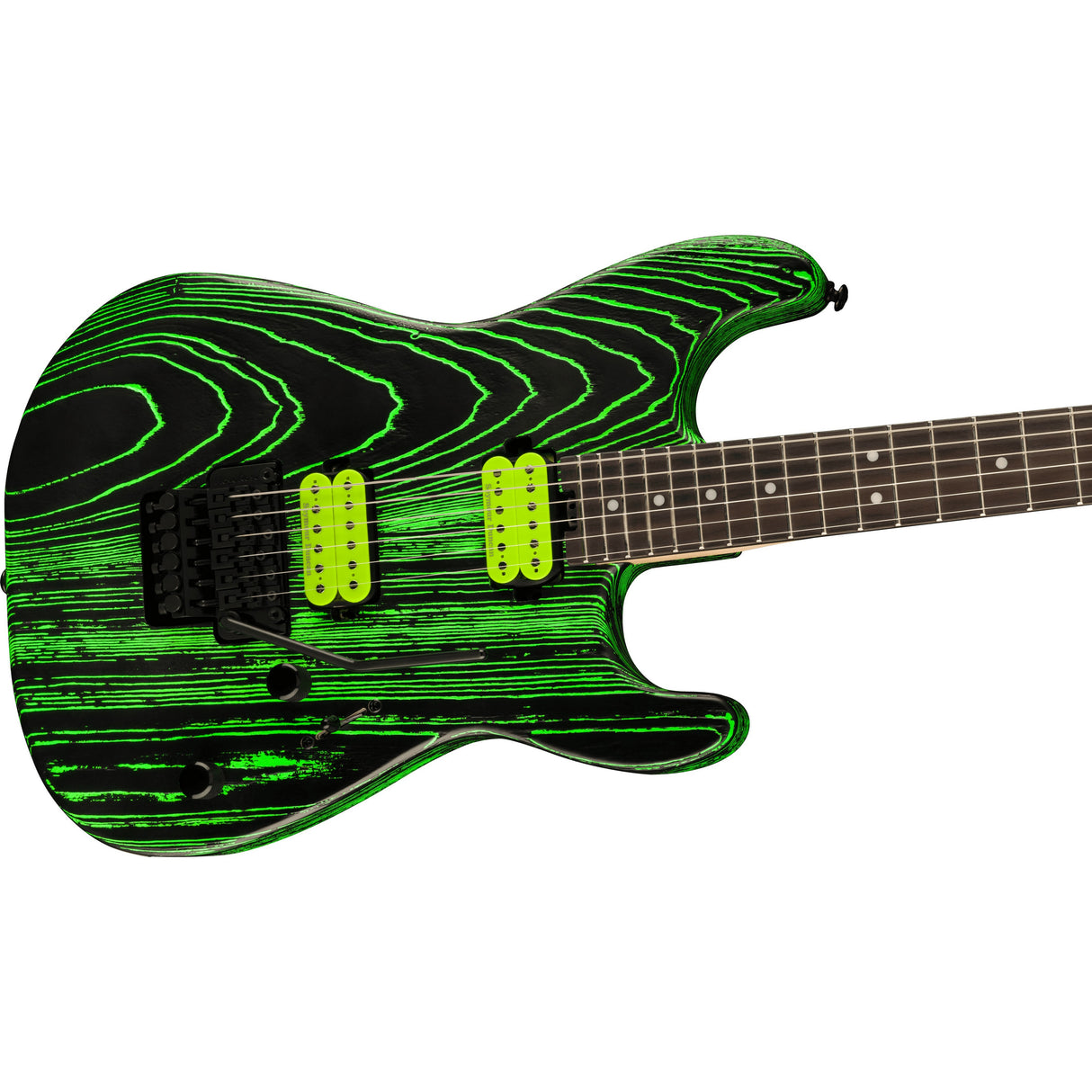 Charvel Pro-Mod San Dimas® Style 1 HH FR E Ash, Ebony Fingerboard - Green Glow - New