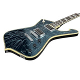 Ibanez Paul Stanley PS3CM Signature Electric Guitar - Cracked Mirror Black