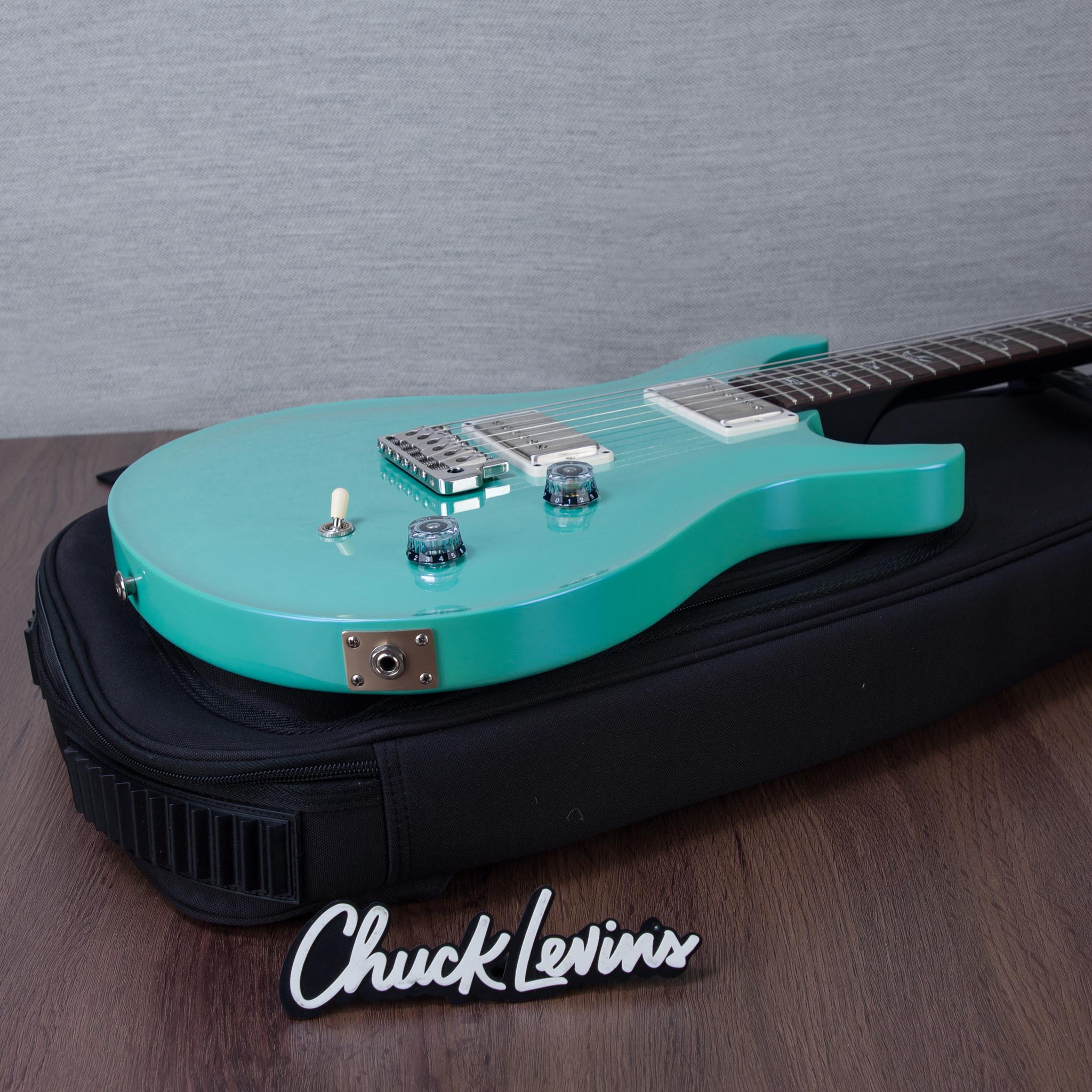 箔押し　SR クレス　ミント　アーチェ PRS CE 22 Custom Color Electric Guitar - Metallic Mint