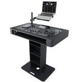 ProX XZF-DJCTBL Control Tower DJ Podium for Pioneer DDJ-REV7 XDJ-XZ FLX10 RANE Four - Black Finish