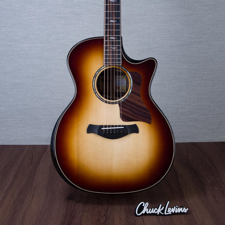 Taylor Limited Edition Builder's Edition 814ce Adirondack Spruce/Macassar Ebony Acoustic Electric Guitar - Shaded Edgeburst - #1201226078