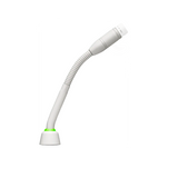 Shure MX405 5-Inch Shock-Mounted Gooseneck Mic with No Capsule and No Preamp - White