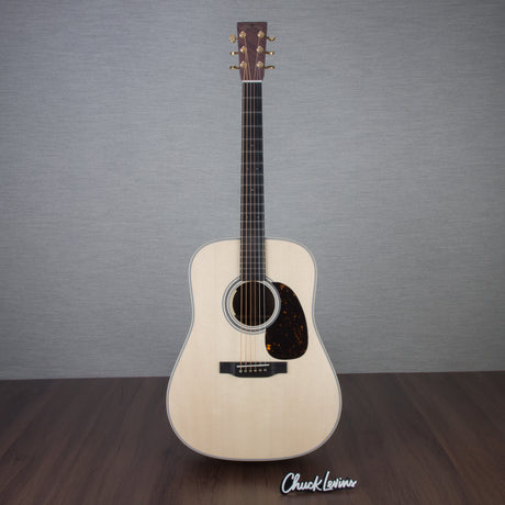 Martin Custom Shop D-28 Style Black Walnut/Italian Alpine Spruce Fishman Matrix VT Acoustic Electric Guitar - CHUCKCSCLUSIVE - #M2880833 - Mint, Open Box