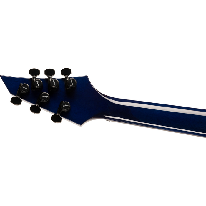 Jackson Pro Series Signature Chris Broderick Soloist HT6P Electric Guitar - Transparent Blue
