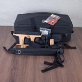Marcus Bonna Carbon Fiber Quad Case for Alto and Soprano Saxophone, Flute, and Clarinet - Black
