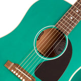 Gibson J-45 Standard Acoustic Electric Guitar - Translucent Teal
