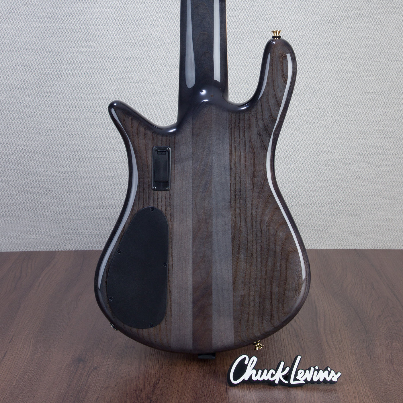 Spector Euro 6 LT Spalted Maple Bass Guitar - Fire Red Burst - CHUCKSCLUSIVE - #]C121SN 21115