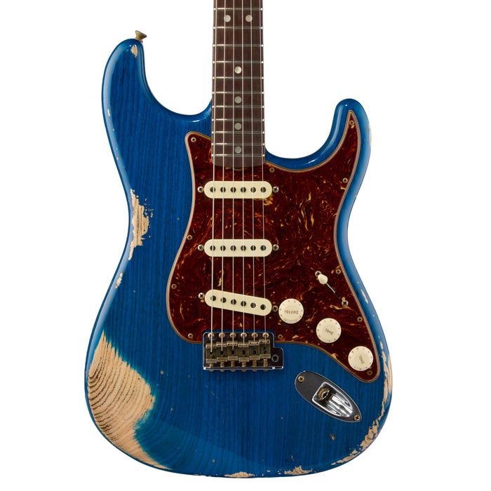 Fender Custom Shop 1969 Stratocaster Heavy Relic - Sapphire Blue Transparent - CHUCKSCLUSIVE - #R117107