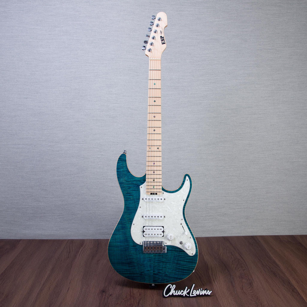 ESP Custom Shop Snapper CTM Electric Guitar - Marine Blue - #E5620252