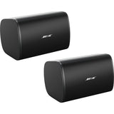 Bose DesignMax DM6SE Passive Surface Mount 2-Way Coaxial Loudspeakers Pair - Black