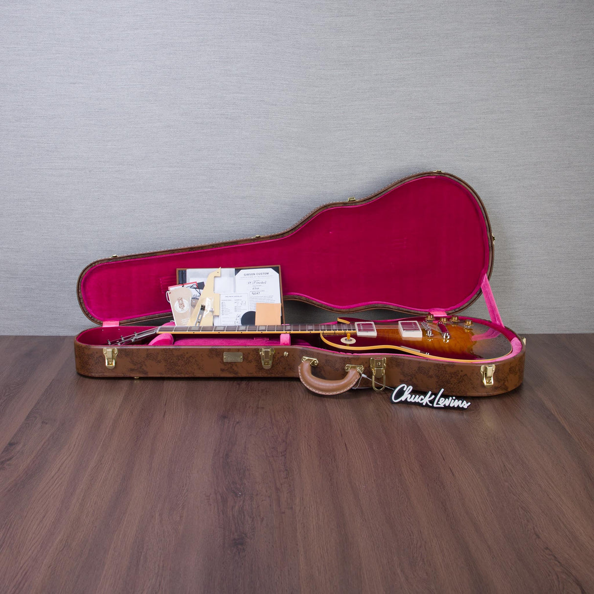 Gibson Custom Shop 1959 Les Paul Standard Reissue 5A Quilt Maple Top Electric Guitar - Faded Tobacco Sunburst - #960147
