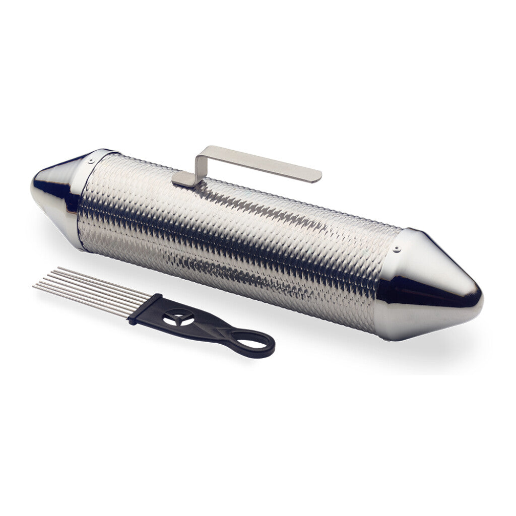 Stagg GUSM-15 15-Inch Metal Guiro Shaker with Scraper