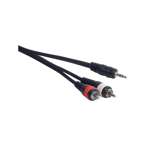 Accu-Cable MP-15 Mini Plug to Stereo RCA Cable - 15 Feet