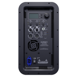 QSC KC12-BK 3000-Watts Active 3-Way Column Loudspeaker System - Black