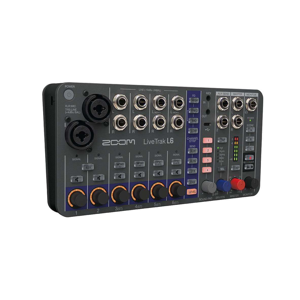 Zoom LiveTrak L6 10-Track Digital Mixer Recorder – Chuck Levin's