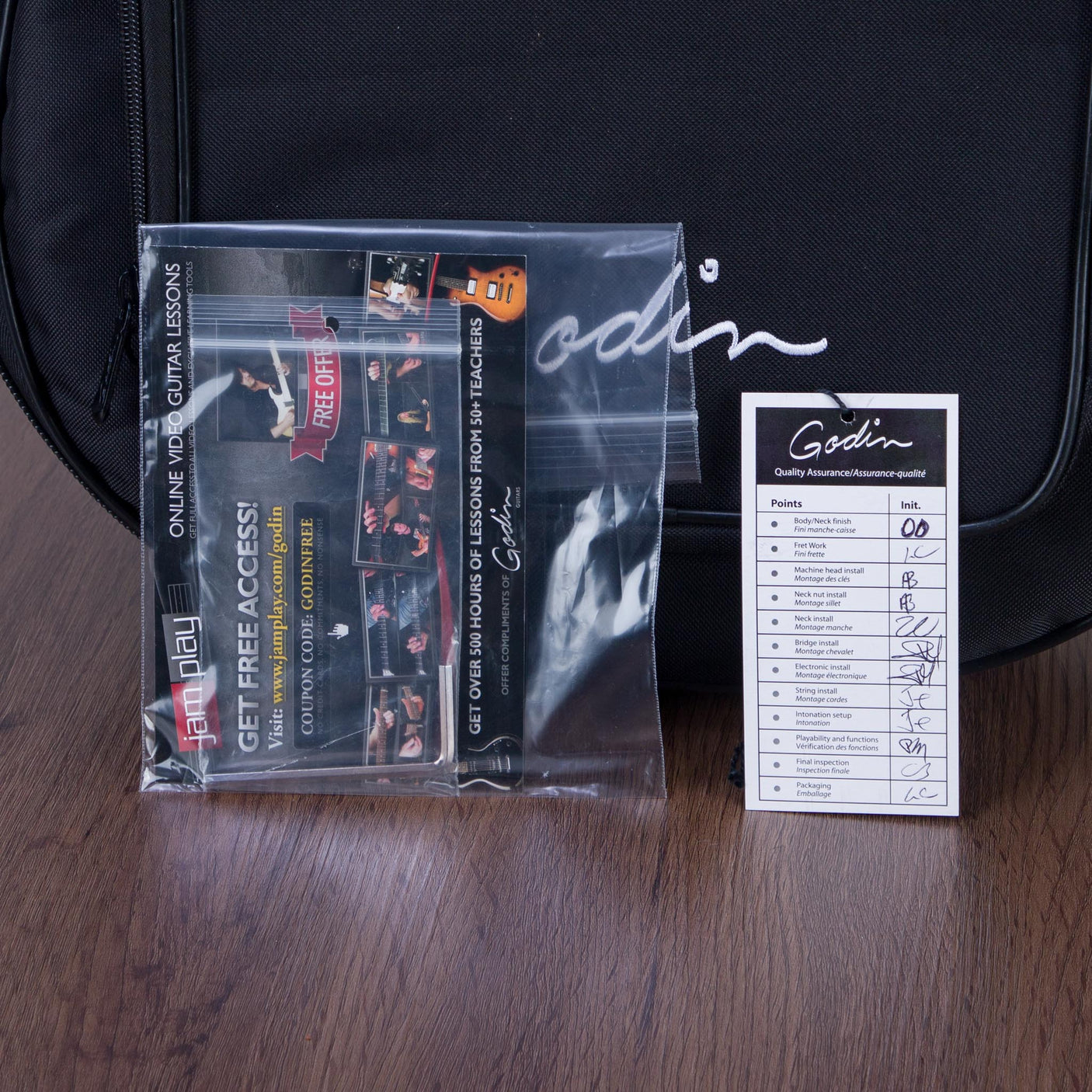 Godin MultiAc Grand Concert SA Nylon String Acoustic-Electric Guitar - Trans Black - CHUCKSCLUSIVE - #25313624