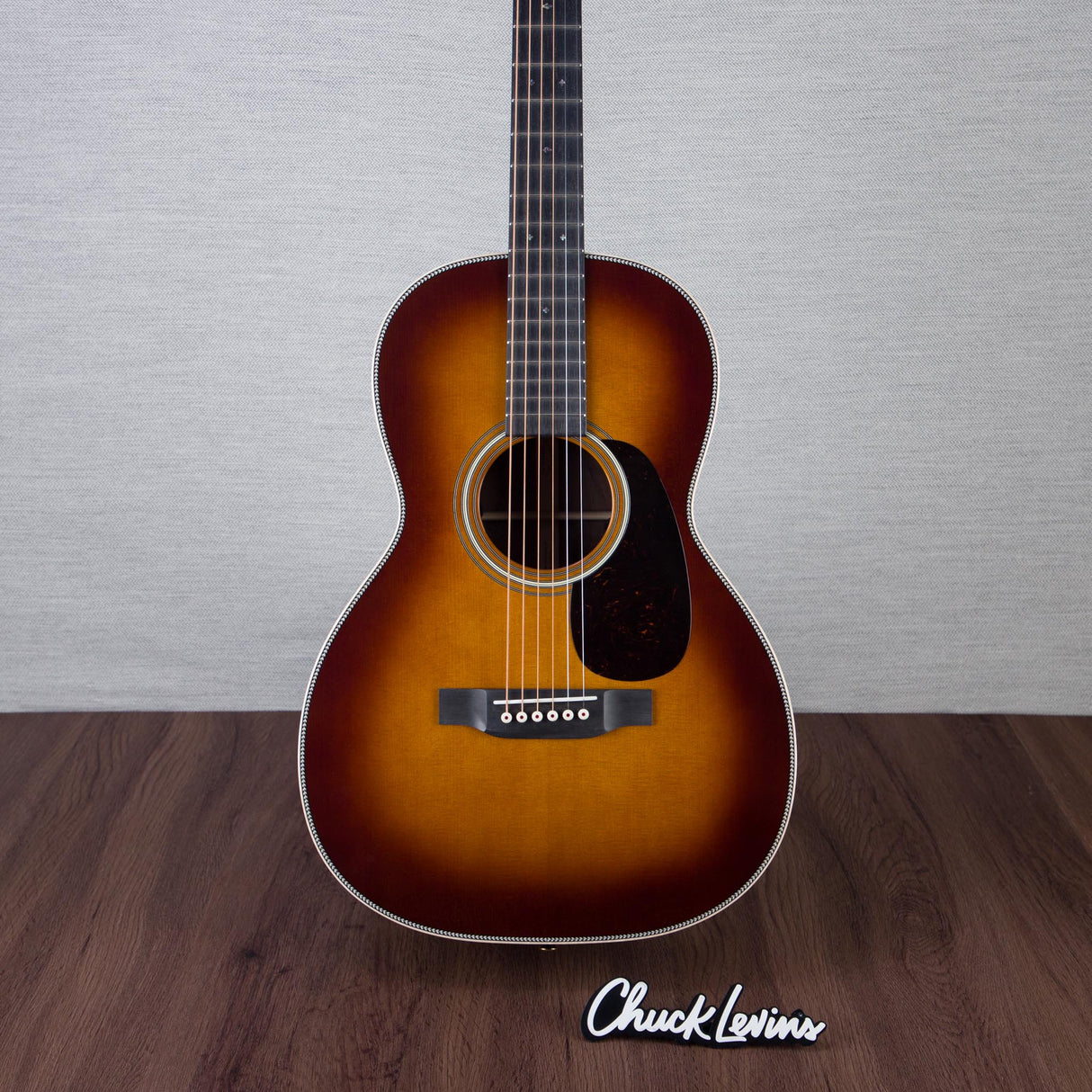 Martin Custom Shop 00-28 Style Wild Grain East Indian Rosewood/Sitka Spruce Fishman Matrix VT Acoustic Electric Guitar - Ambertone 1933 - #M2880835