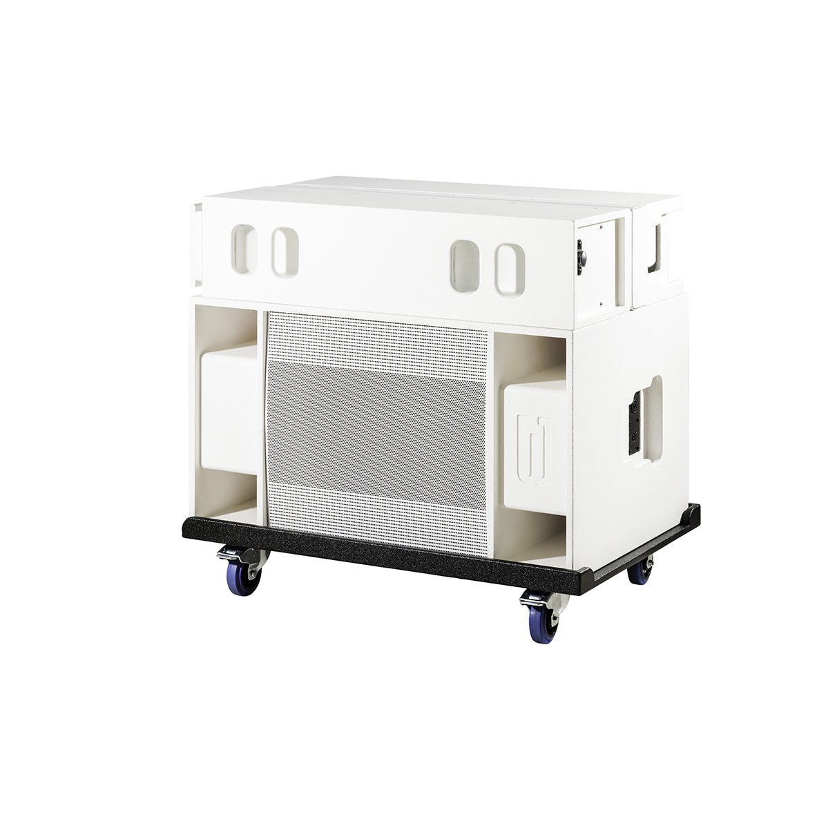 BASSBOSS Sublim8 Column PA Speaker wIth 18-inch Sub - White