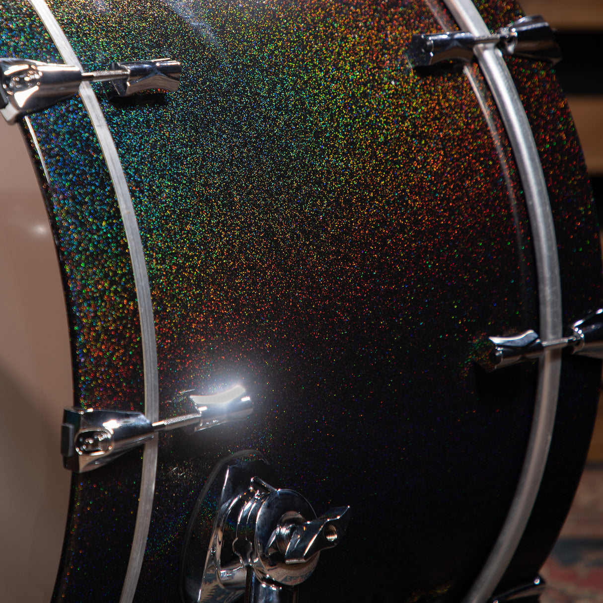 Noble & Cooley 4-Piece Union Series Shell Pack with 22-Inch Kick - Rainbow Sparkle