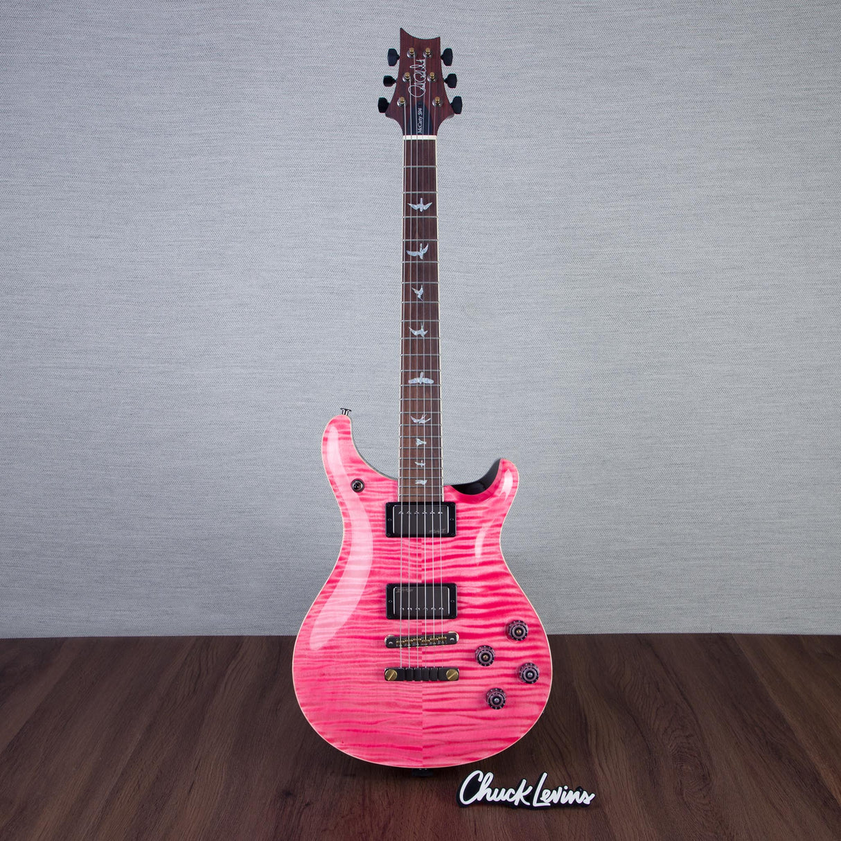 PRS McCarty 594 Electric Guitar - Bonnie Pink With Black Back - #250379536