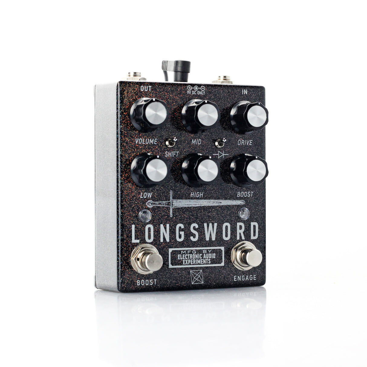 Electronic Audio Experiments Lonsword Op-Amp Overdrive Guitar Effects Pedal