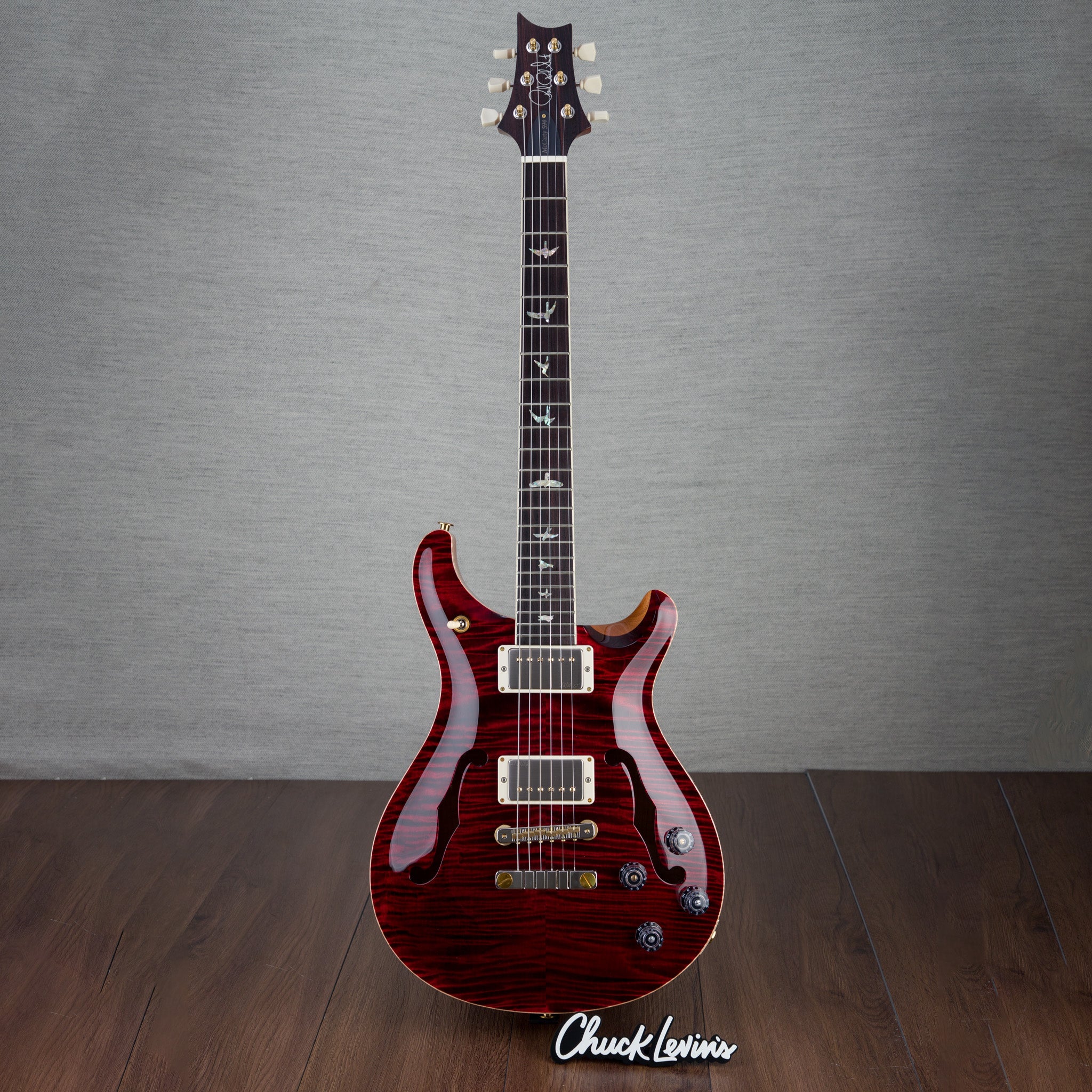 PRS McCarty 594 Hollowbody II Electric Guitar - Red Tiger – Chuck