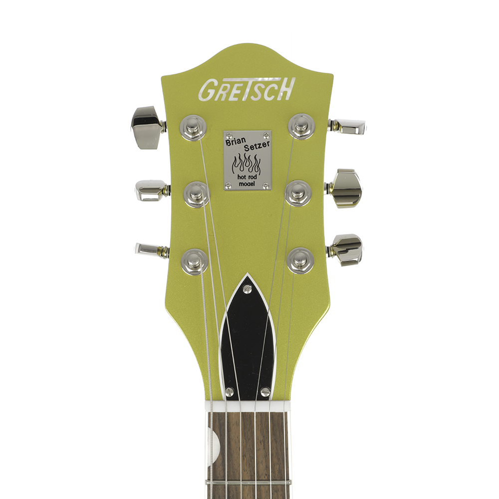 Gretsch G6120T-HR Brian Setzer Signature Hot Rod Hollow Body With Bigsby - Lime Gold, Rosewood Fingerboard