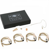 Galaxy Audio ESM8 Single-Ear Headset Mic for Shure Wireless System with 4 Cables - Beige