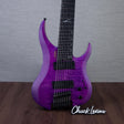 Legator Ghost Super Shred Multiscale 8-String Electric Guitar - Satin Purple Flame - #IM25100121