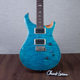 PRS SE Custom 24 Electric Guitar - Blue Matteo/Natural Back