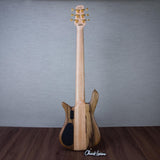 Spector Euro 6 LT Solid Korina Wings 6-String Electric Bass Guitar - Natural Satin - CHUCKSCLUSIVE - #C121NB23483