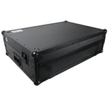 ProX XS-PRIME4WLTBL ATA Flight Case For Denon PRIME 4 G2/PRIME 4 MK2 DJ Controller with Laptop Shelf 1U Rack Space and Wheels - Black