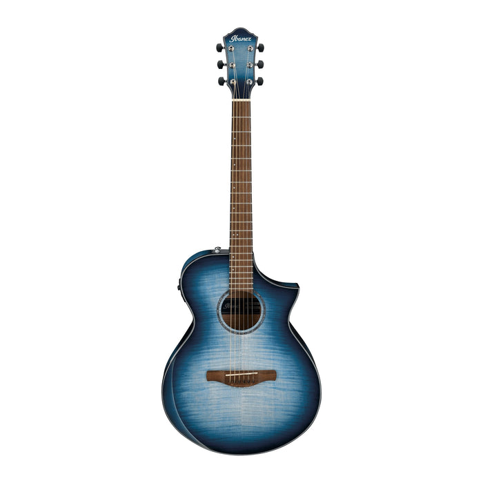 Ibanez AEW Series AEWC400 Acoustic Guitar - Indigo Blue Burst - New