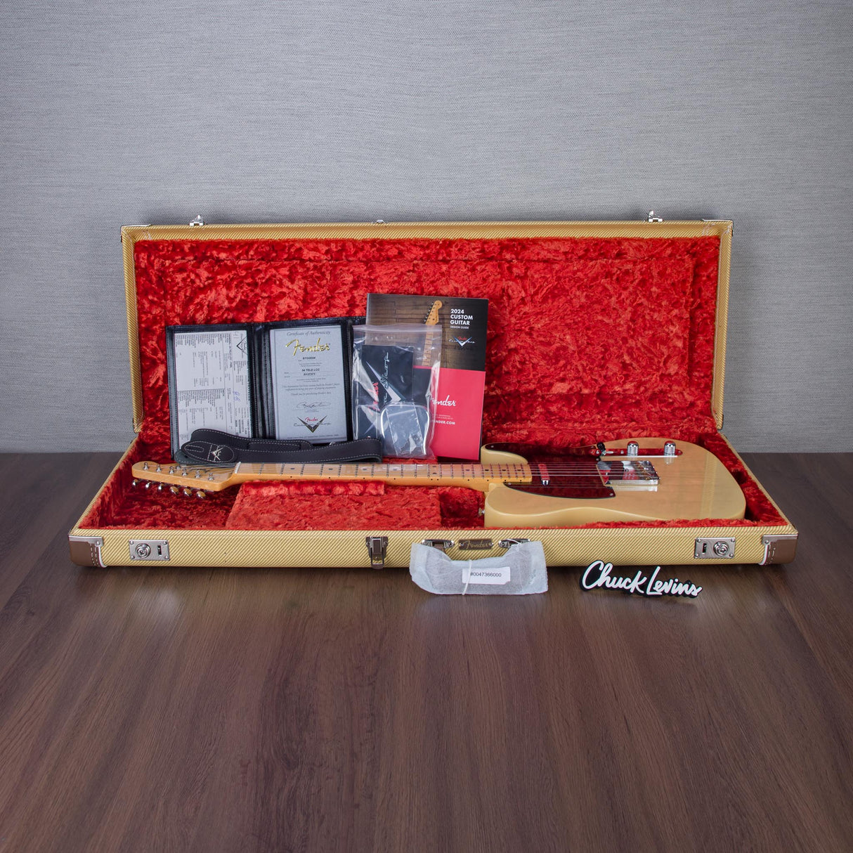 Fender Custom Shop 1954 Telecaster Closet Classic Electric Guitar - Nocaster Blonde - #R137371