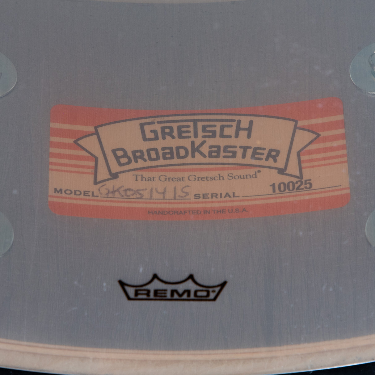 Gretsch USA 5x14-Inch Broadkaster Snare Drum - Gloss Lacquer Maple