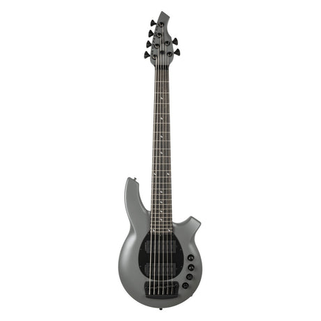Ernie Ball Music Man Bongo 6 HH 6-String Electric Bass Guitar - Titan Gray