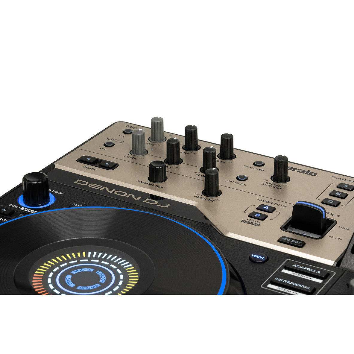 Denon DJ PRIME 4 G2 4-Channel Standalone DJ System with Built-in FX, Lighting Output, and Stems
