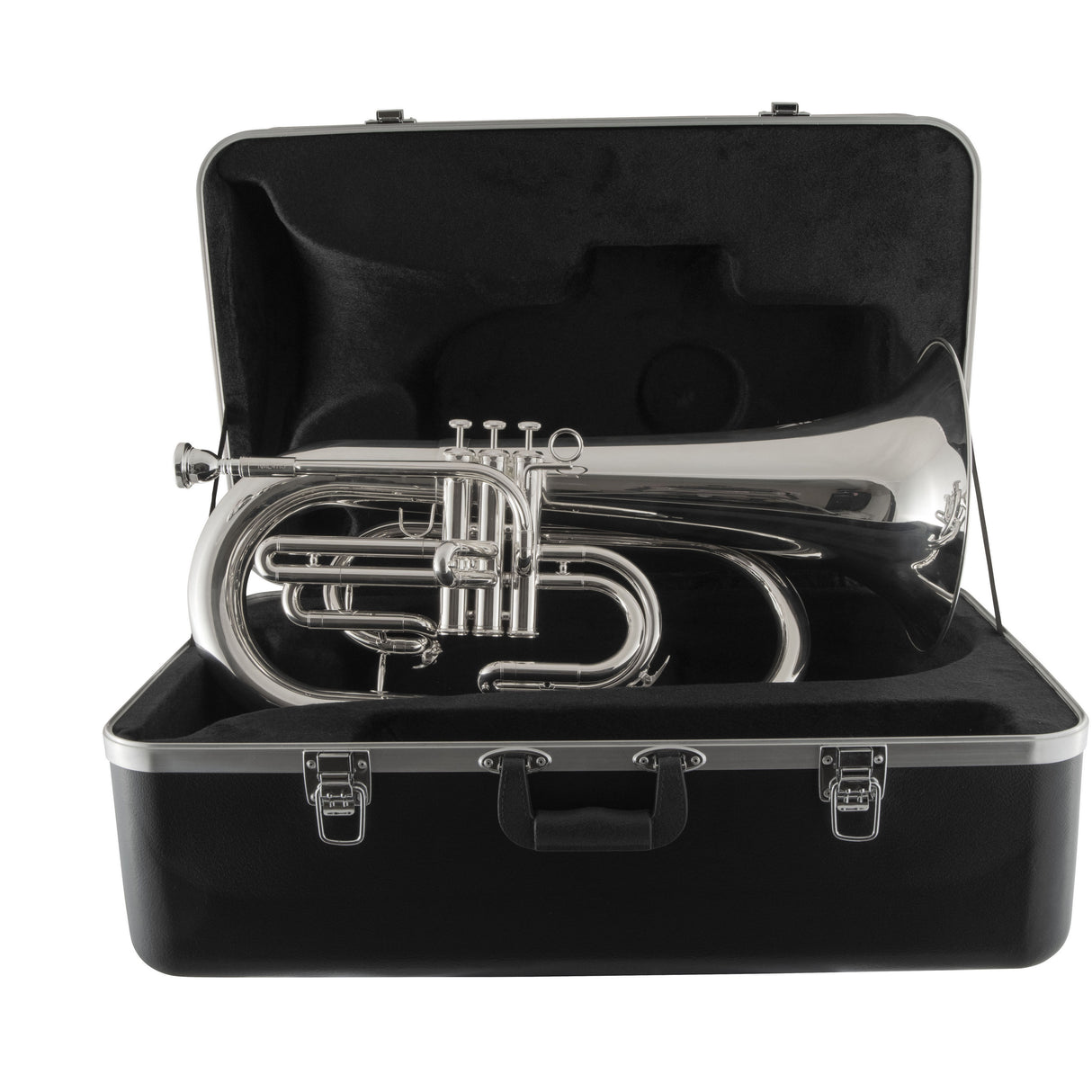 King KME411S Performance Marching Euphonium - Silver-Plated