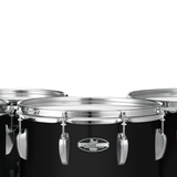 Pearl Championship CarbonCore Tenor Drums, Piano Black - 10/12/13/14-Inch Sonic Cut Configuration, 6-Inch Spock