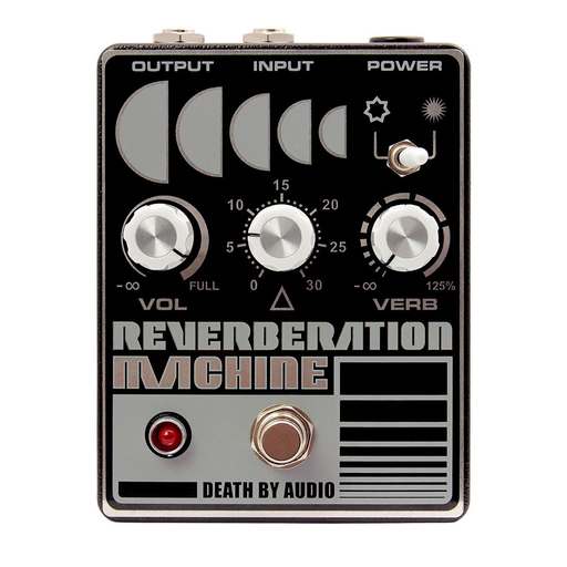 Death By Audio Reverberation Machine Reverb Guitar Pedal - Open Box, Demo, Mint