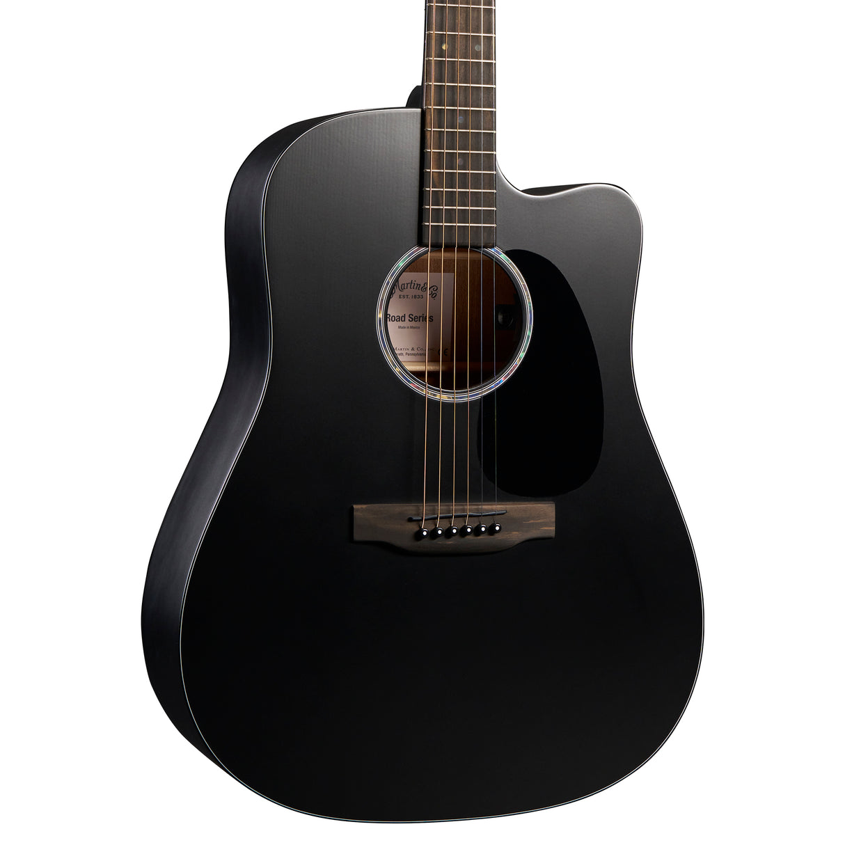 Martin Road Series DC-10E Acoustic Electric Guitar - Modern Black